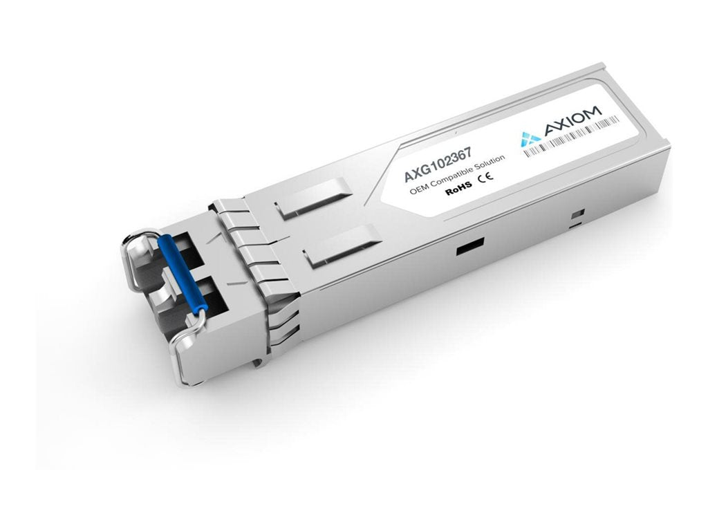 Axiom - SFP+ transceiver module (equivalent to: Alcatel-Lucent iSFP-10G-SR) - 10Gb Fibre Channel - 10GBase-SR - LC multi-mode AXG102367