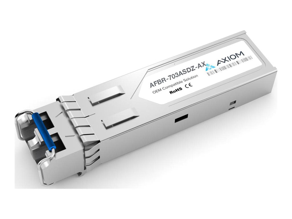Axiom - SFP+ transceiver module (equivalent to: Avago AFBR-703ASDZ) - 10GbE - 10GBase-SR - LC multi-mode - up to 984 ft - 850 AFBR-703ASDZ-AX