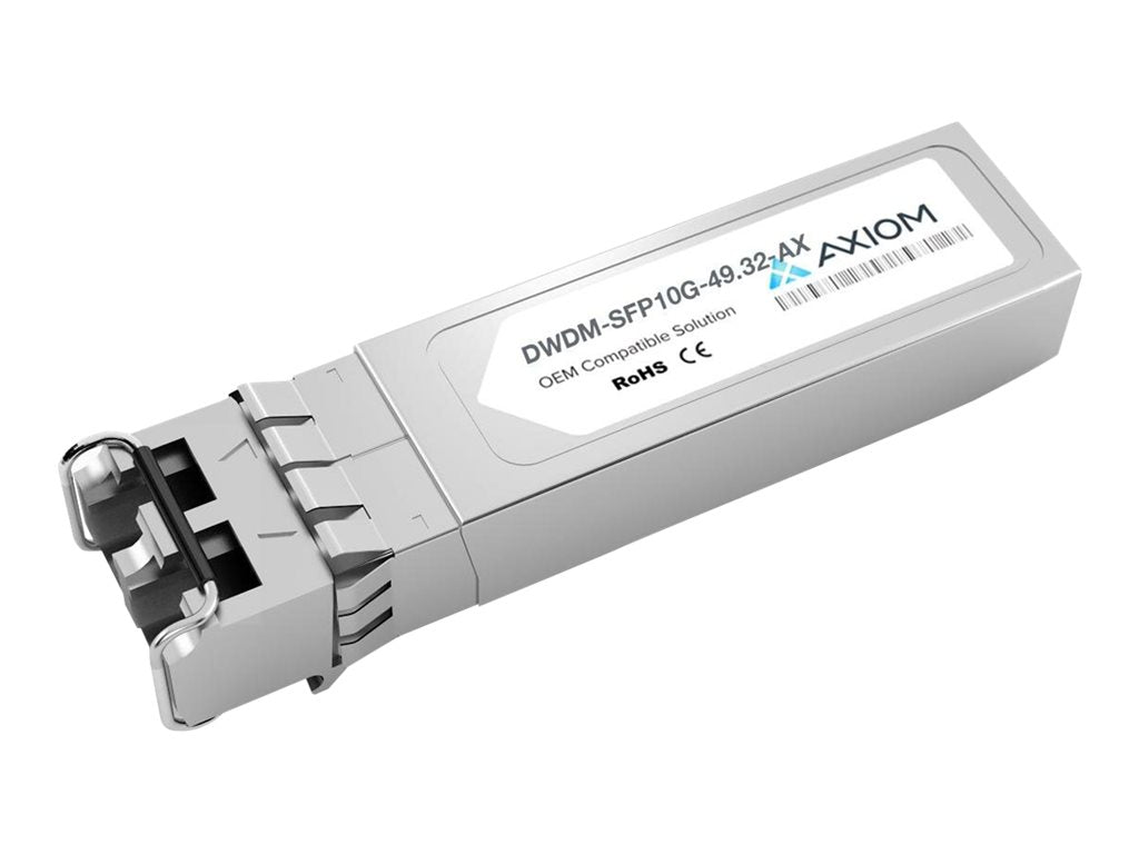 Axiom - SFP+ transceiver module (equivalent to: Cisco DWDM-SFP10G-49.32) - 10GbE - 10GBase-ZR (DWDM) - LC single-mode - up to DWDM-SFP10G-49.32-AX