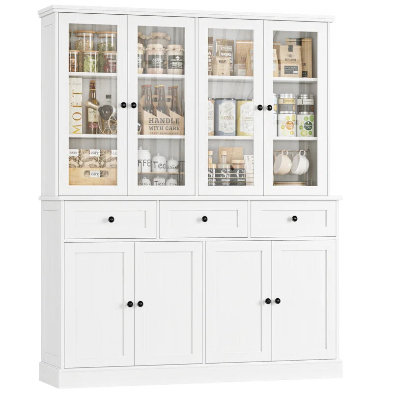 Ayni Eco Friendly Pantry Cabinet With Three Drawers