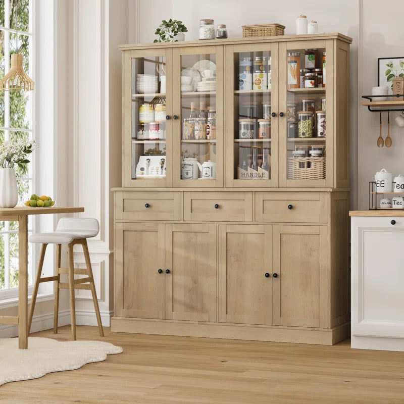 Ayni Eco Friendly Pantry Cabinet With Three Drawers