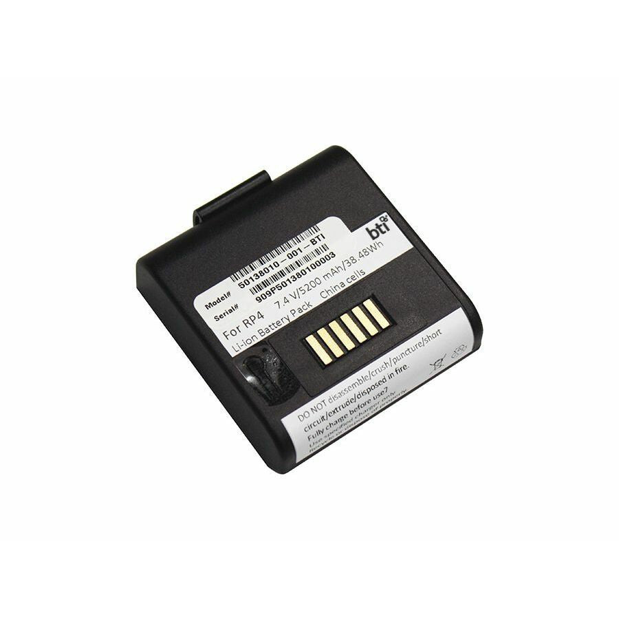 BATTERY TECH 50138010-001-BTI 7.4V 5200mAh Li-Ion Battery for Honeywell RP4E Scanner