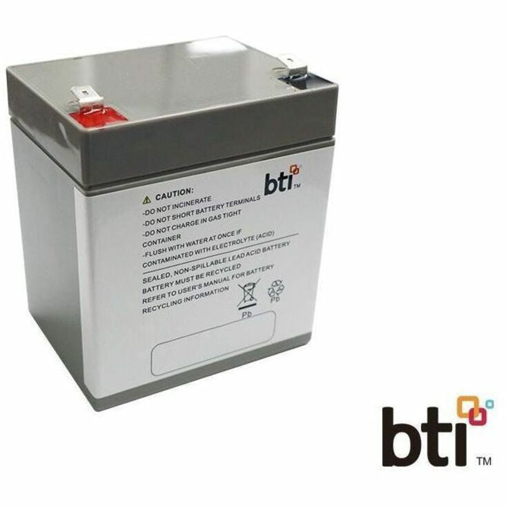 BATTERY TECH BTI UB1250-F2-BTI 12V 5A Sealed Lead Backup Battery
