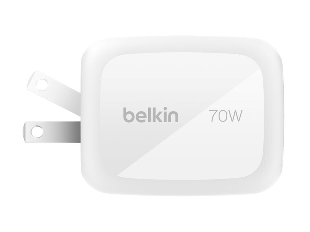 BELKIN 70W 3-Port USB Wall Charger with Built-In US Plug Fast Charging