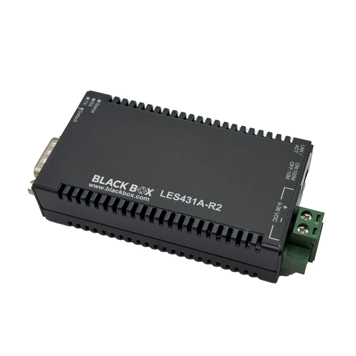 BLACK BOX LES431A-R2 1-Port Modbus RS-232/422/485 Gateway for Engineers