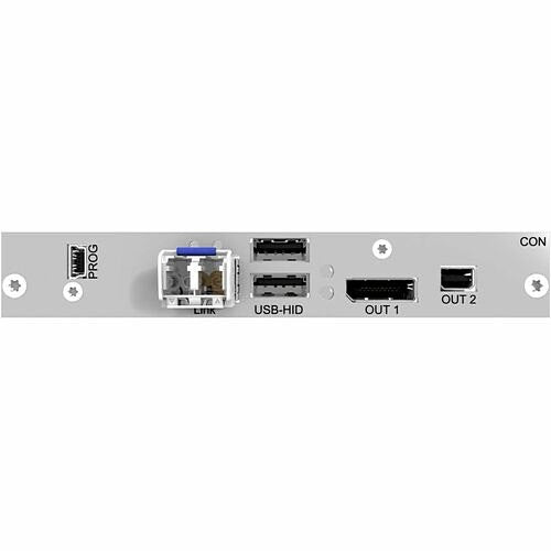 BLACK BOX Modular KVM Extender Receiver Card Dual-Head 4K30 Fiber