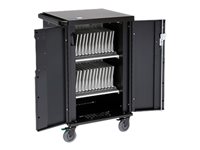 BRETFORD CORE X Cart 36-Unit Charging Cart - Mobile Device Storage with Rear Door | TeciSoft TCOREX36B-CK