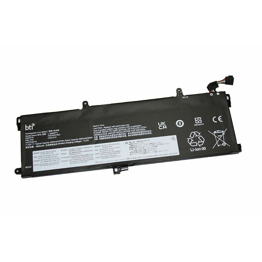 BTI 3-Cell 11.52V Li-Ion Battery for Lenovo ThinkPad P15S Gen 1 & 2