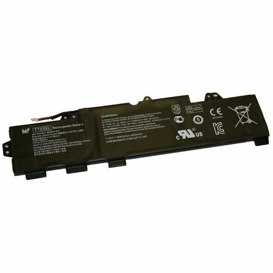 BTI 3-Cell 11.55V Li-Ion Battery for HP EliteBook & ZBook