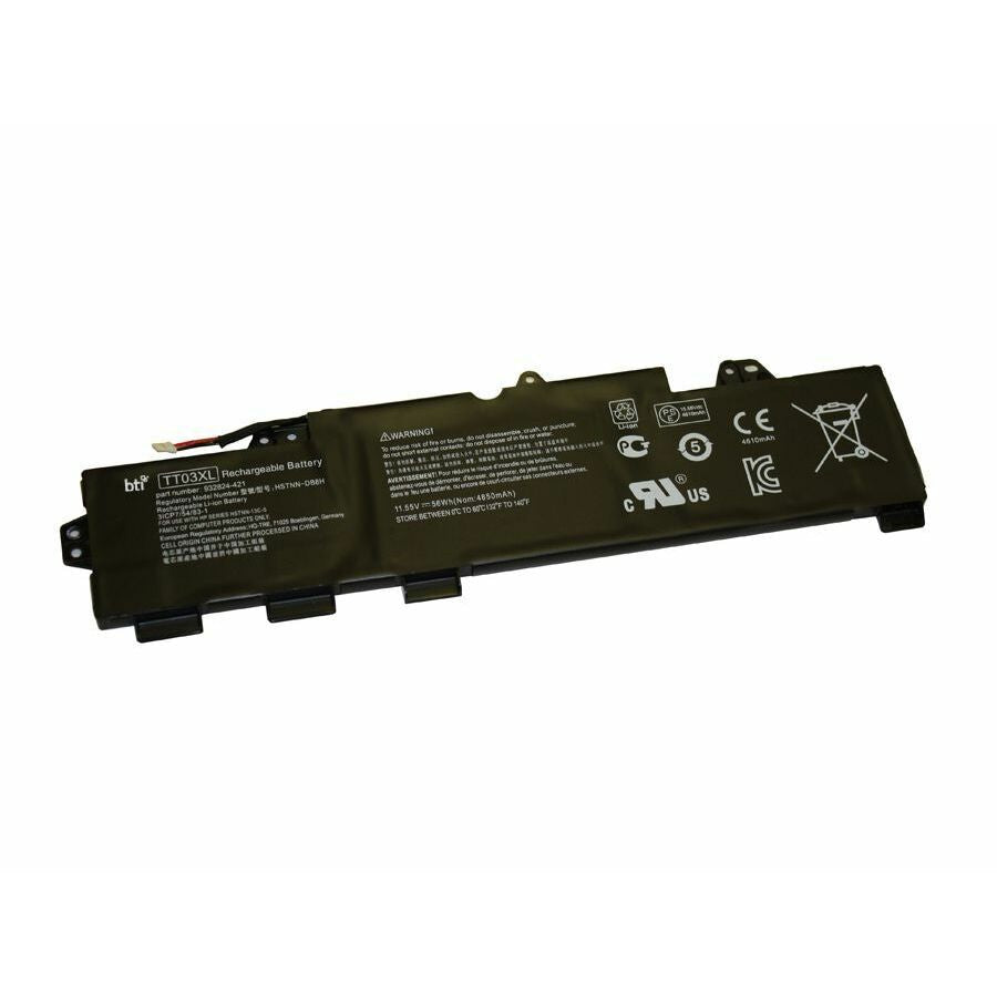 BTI 3-Cell 11.55V Li-Ion Battery for HP EliteBook & ZBook