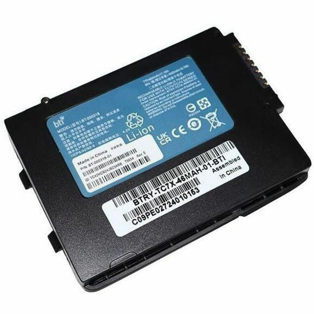 BTI 3.7V 17.1Wh Li-ion Scanner Battery for Zebra TC70/75/7X