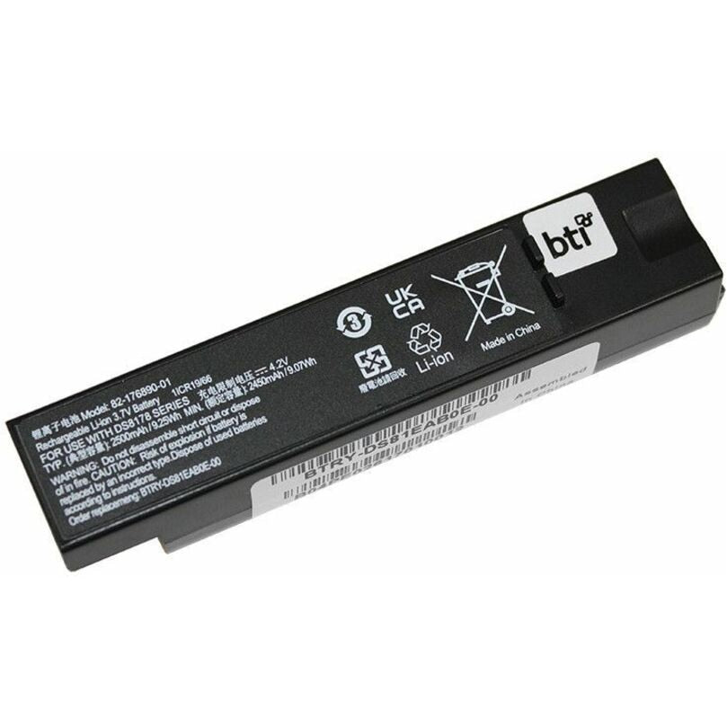 BTI 3.7V 9.25Wh Li-Ion Battery for Zebra DS81XX Scanners