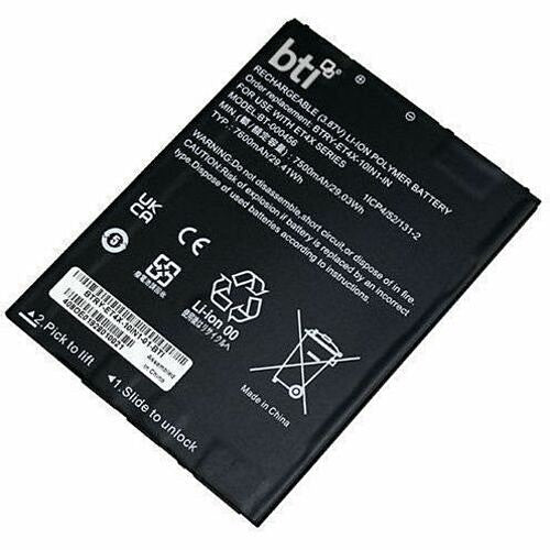 BTI 3.87V Li-ion Tablet Battery for Zebra ET4X 10" Reliable Power