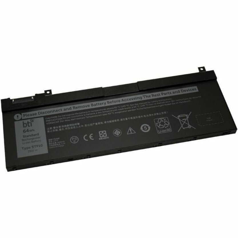 BTI 451-BCGO-BTI 7.6V 64WHR LI-ION BATTERY 0RY3F9, RW15F, 451-BCGO, RY3F9, 5TF10,