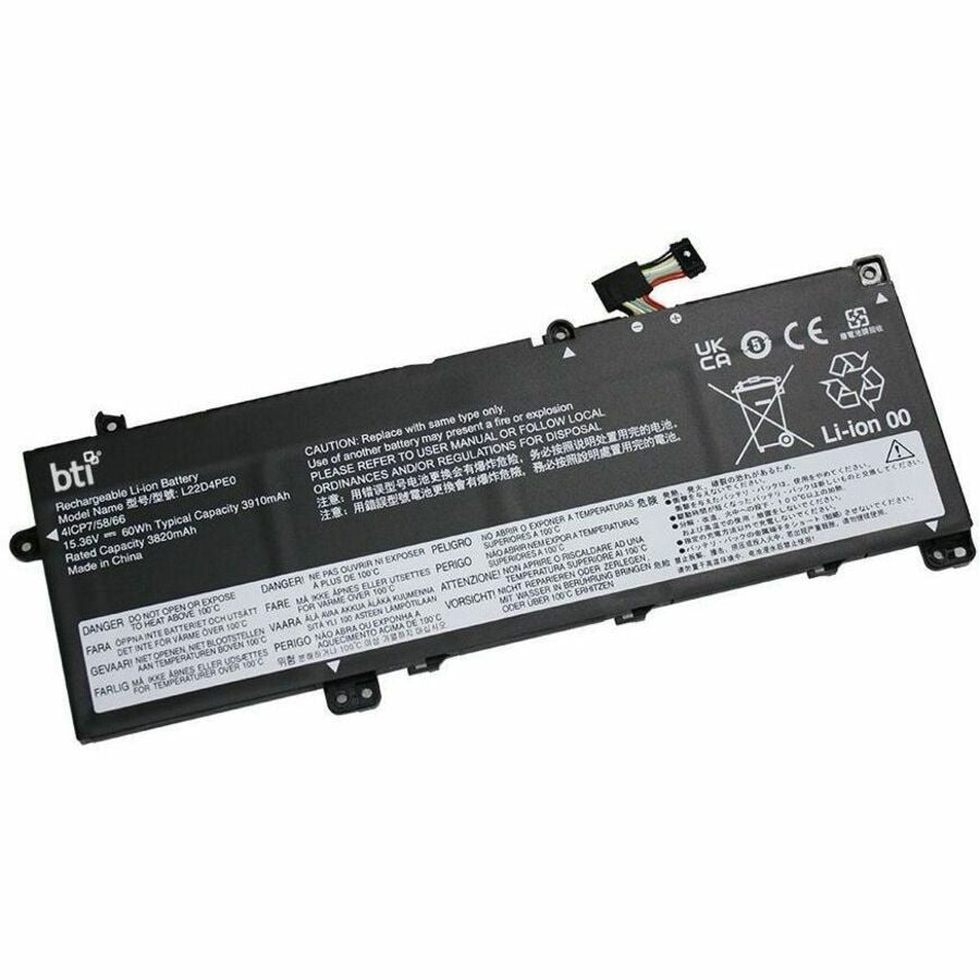 BTI L22B4PE0 4-Cell 15.36V Li-Ion Notebook Battery for ThinkBook Users