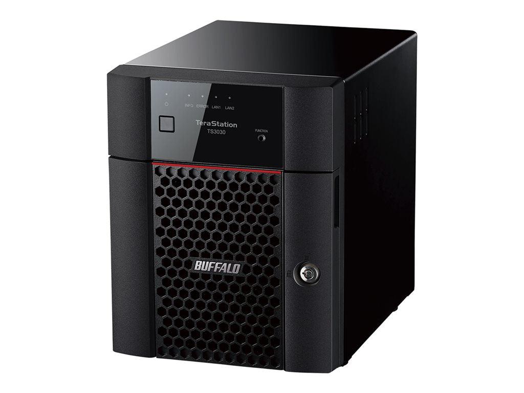 BUFFALO TeraStation 3030 Series TS3430DN - NAS server - 4 bays - 16 TB - HDD 4 TB x 4 - RAID 1, RAID 0, JBOD, 5, 6, 10 - RAM TS3430DN1604