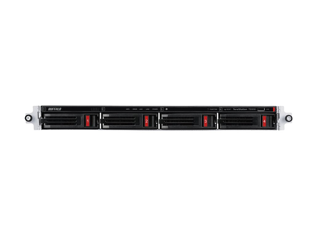 BUFFALO TeraStation 3030 Series TS3430RN - NAS server - 4 bays - 32 TB - rack-mountable - HDD 8 TB x 4 - RAID 1, RAID 0, JBOD, TS3430RN3204