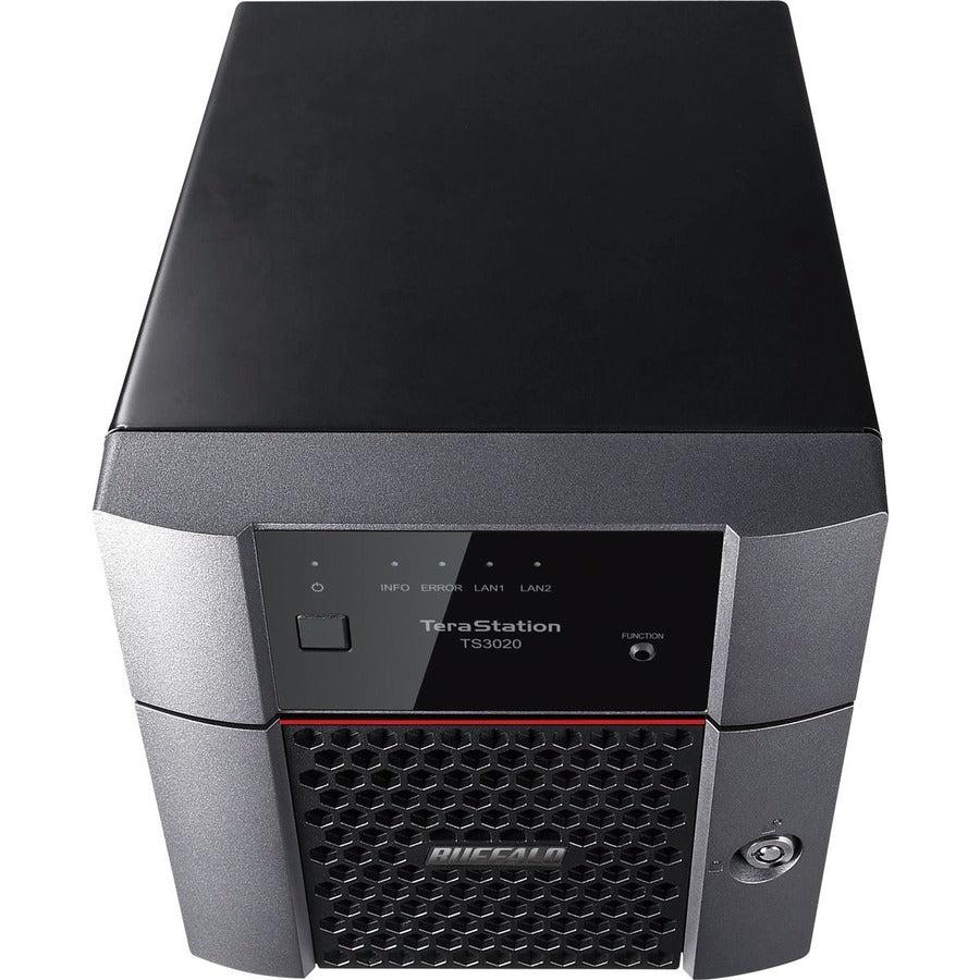 BUFFALO TeraStation 3220DN 2-Bay Desktop NAS 4TB (2x2TB) with HDD NAS Hard Drives Included 2.5GBE / Computer Network Attached Storage / Private Cloud / NAS Storage/ Network Storage / File Server