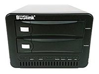 BUSlink U32-40TB2G2R1 - Hard drive array - 40 TB - 2 bays - HDD 20 TB x 2 - SATA 6Gb/s, USB 3.2 Gen 2 (external) - TAA Compliant