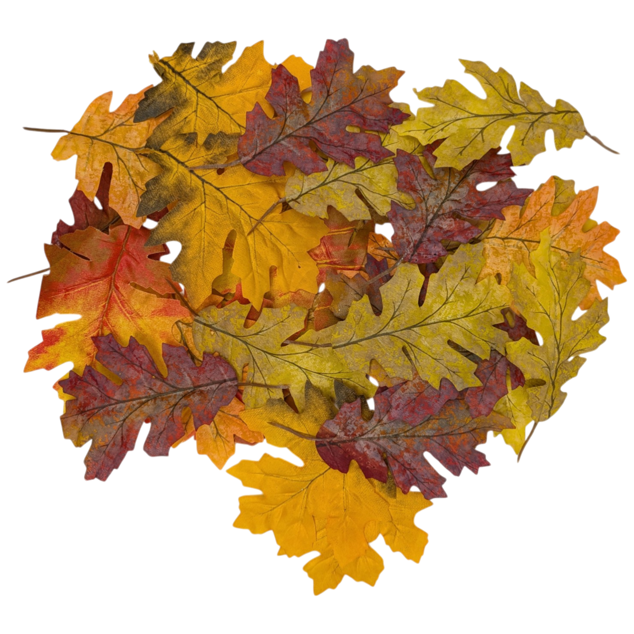 Bag of 36 Faux Harvest Leaves