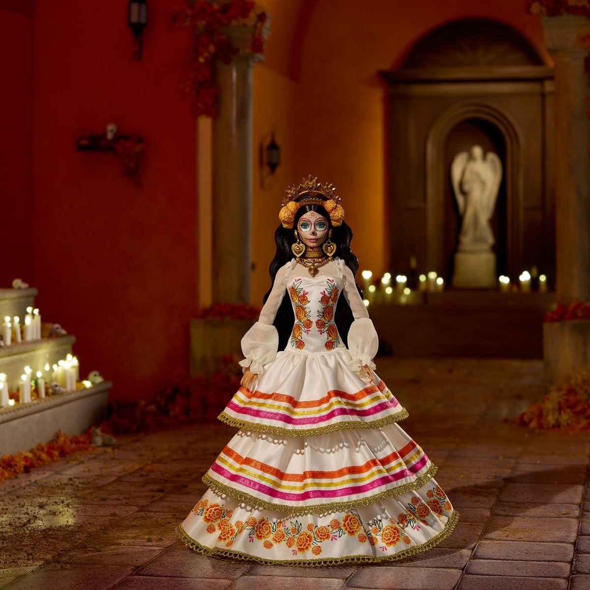 Barbie 2025 Día de Muertos Doll with Articulated Poses for Collectors & Kids