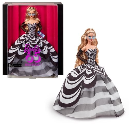 Barbie 65th Blue Sapphire Anniversary Doll – Elegant Collectible for Fans
