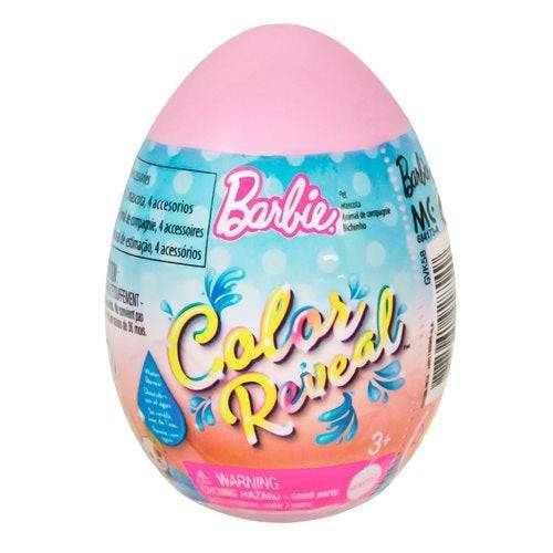 Barbie Color Reveal Easter Egg Toy with Surprise Pets for Kids