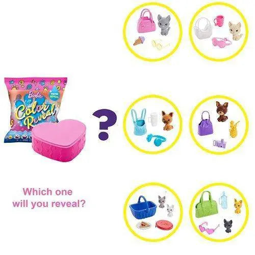 Barbie Color Reveal Pet Sunny Series Blind Bag Toy for Kids 3+