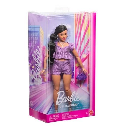 Barbie Deluxe Style Doll with Bendable Joints & Accessories for Kids