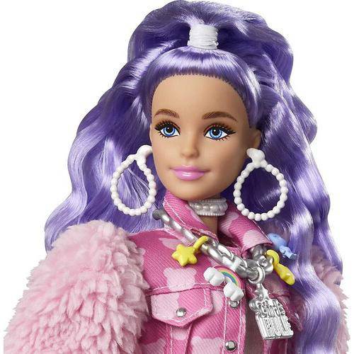 Barbie Extra Doll with Pet – Bold Fashion for Kids 3+