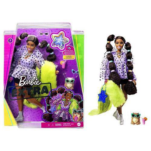 Barbie Extra Doll with Pet – Bold Fashion for Kids 3+