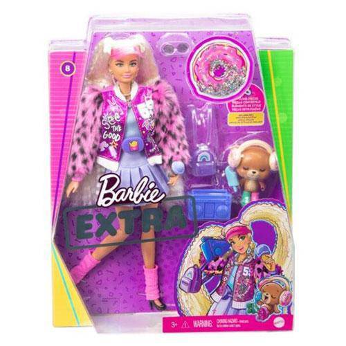Barbie Extra Doll with Pet – Bold Fashion for Kids 3+