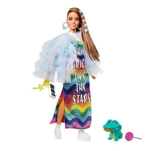Barbie Extra Doll with Pet – Bold Fashion for Kids 3+