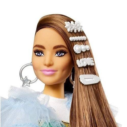 Barbie Extra Doll with Pet – Bold Fashion for Kids 3+