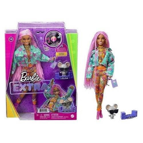 Barbie Extra Doll with Pet – Bold Fashion for Kids 3+