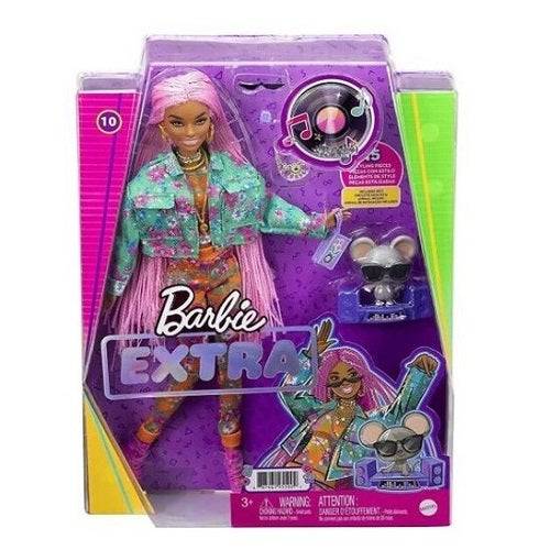 Barbie Extra Doll with Pet – Bold Fashion for Kids 3+