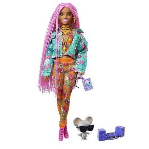 Barbie Extra Doll with Pet – Bold Fashion for Kids 3+