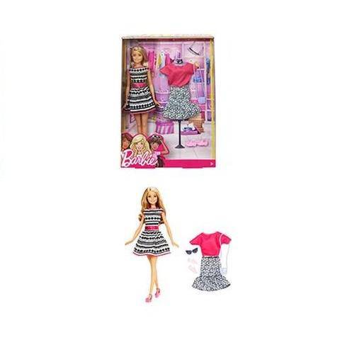 Barbie Fashionistas Doll with 2 Outfits & Accessories for Kids