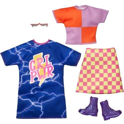Barbie GRL PWR Fashion 2-Pack with Stylish Outfits for Kids