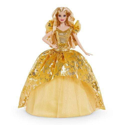 Barbie Holiday 2020 Blonde Hair Doll with Festive Glamour for Kids