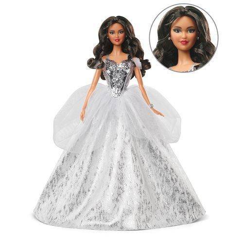 Barbie Holiday 2021 Doll Brunette – Sparkling Festive Gift for Kids 6+