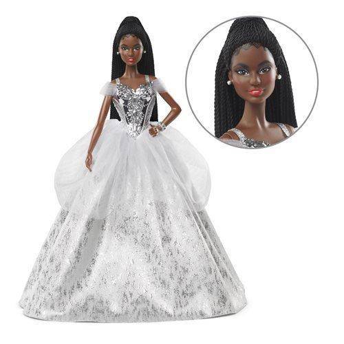 Barbie Holiday 2021 Doll Dark Hair – Collectible Gift for Kids 6+