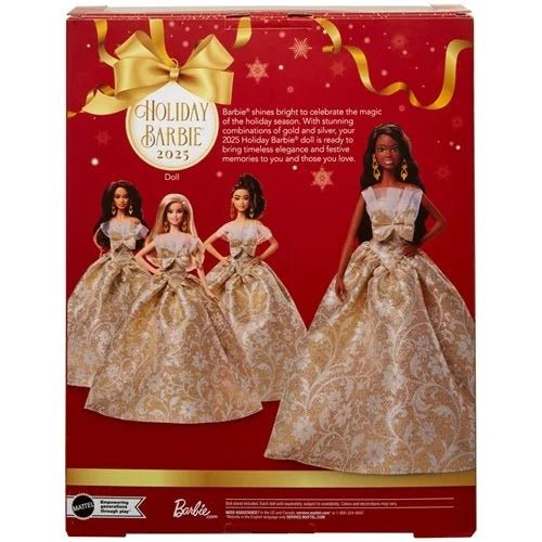 Barbie Holiday Doll 2025 – Elegant Festive Collectible for Kids 6+