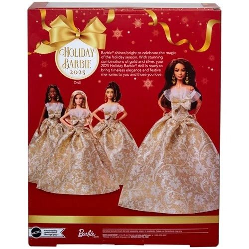 Barbie Holiday Doll 2025 – Elegant Festive Collectible for Kids 6+
