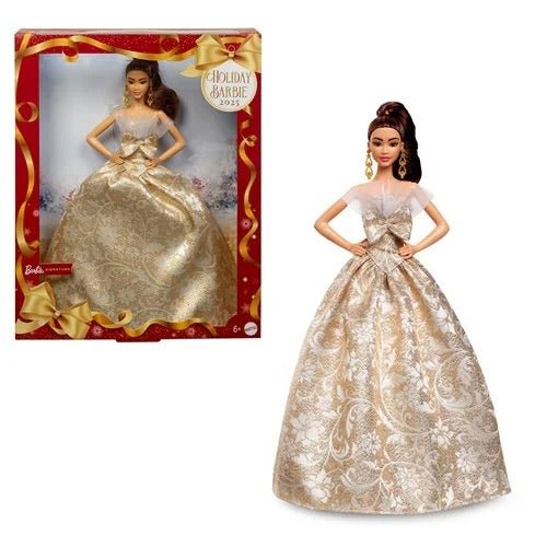 Barbie Holiday Doll 2025 – Elegant Festive Collectible for Kids 6+
