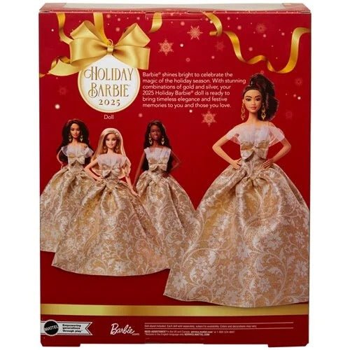 Barbie Holiday Doll 2025 – Elegant Festive Collectible for Kids 6+