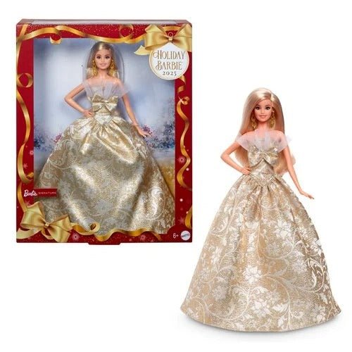 Barbie Holiday Doll 2025 – Elegant Festive Collectible for Kids 6+
