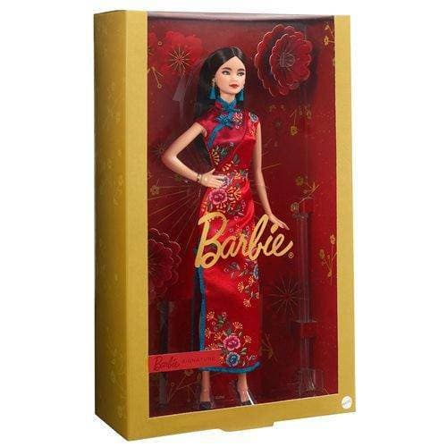 Barbie Lunar New Year Doll with Festive Outfit for Kids 3+