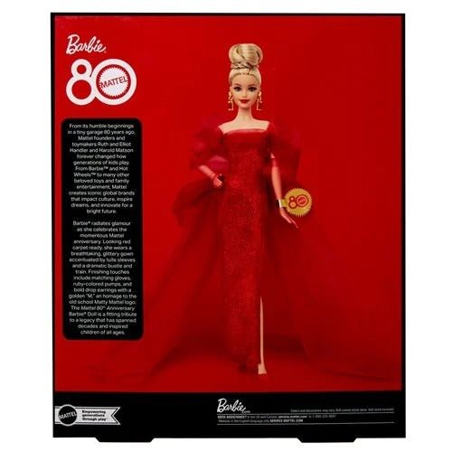 Barbie Mattel 80th Anniversary Doll with Stand – Collector’s Edition
