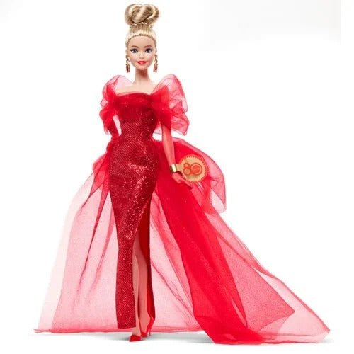 Barbie Mattel 80th Anniversary Doll with Stand – Collector’s Edition
